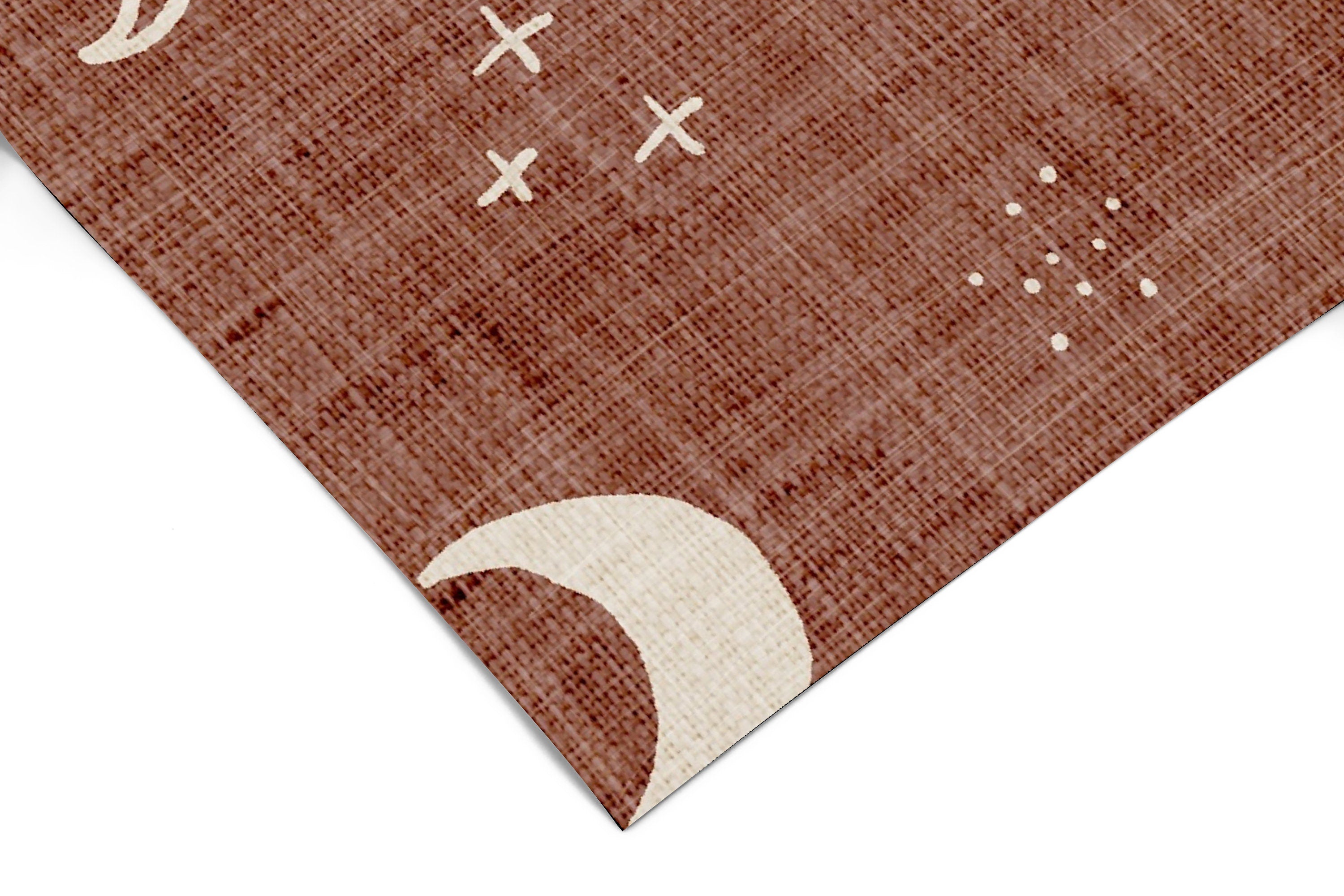 Boho Moon  Wallpaper | Girls Nursery Wallpaper | Kids Wallpaper | Childrens Wallpaper | Peel Stick Removable Wallpaper | 134 - JamesAndColors