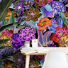 Wallpaper Peel and Stick Wallpaper Dark Floral Tropical Removable Wallpaper Wall Decor Home Decor Wall Art Room Decor 189 - JamesAndColors