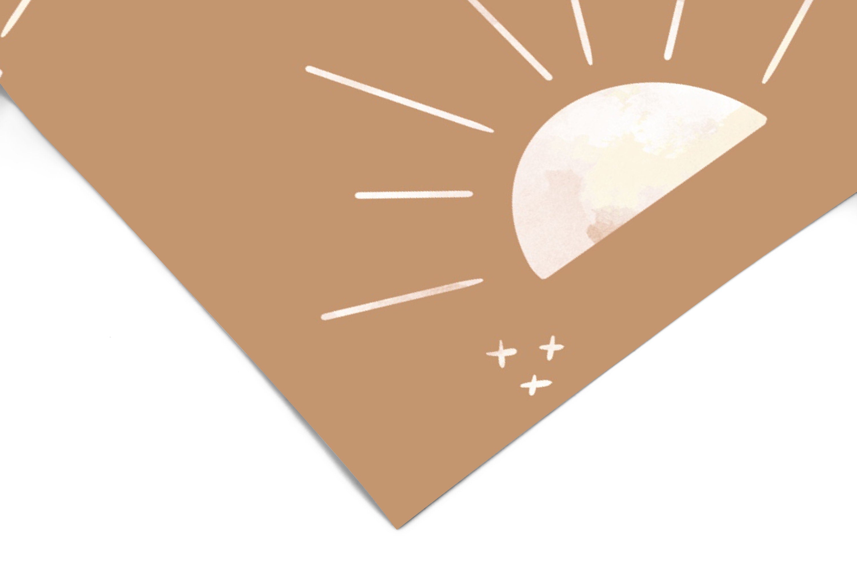 Wallpaper Peel and Stick Wallpaper Sunset Cream Sun Boho Removable Wallpaper Wall Decor Home Decor Wall Art Room Decor 195 - JamesAndColors