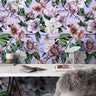 Wallpaper Peel and Stick Wallpaper Purple Tropical Floral Removable Wallpaper Wall Decor Home Decor Wall Art Room Decor 3910 - JamesAndColors