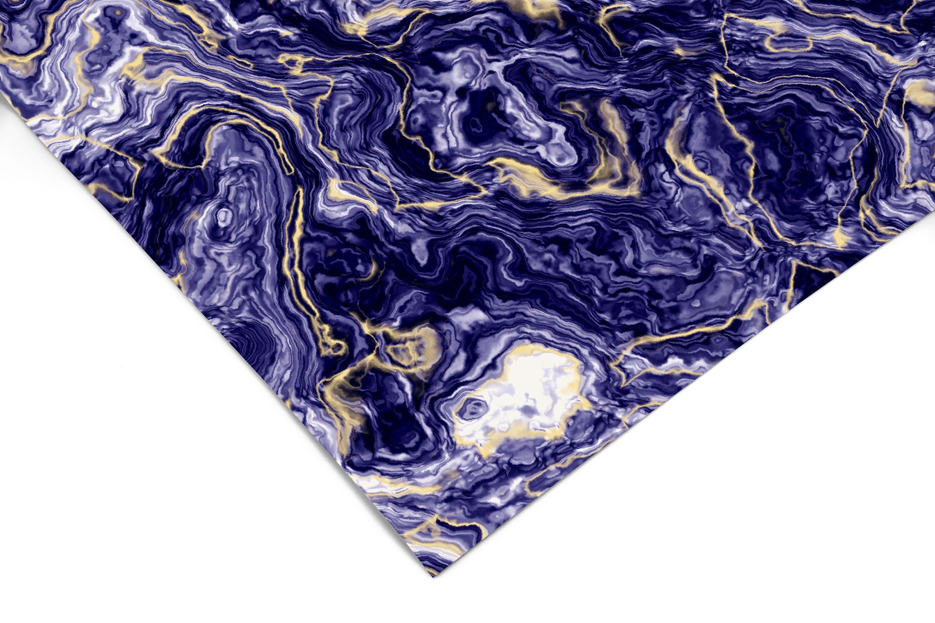 Blue Marble Swirl Contact Paper | Peel And Stick Wallpaper | Removable Wallpaper | Shelf Liner | Drawer Liner | Peel and Stick Paper 1302 - JamesAndColors