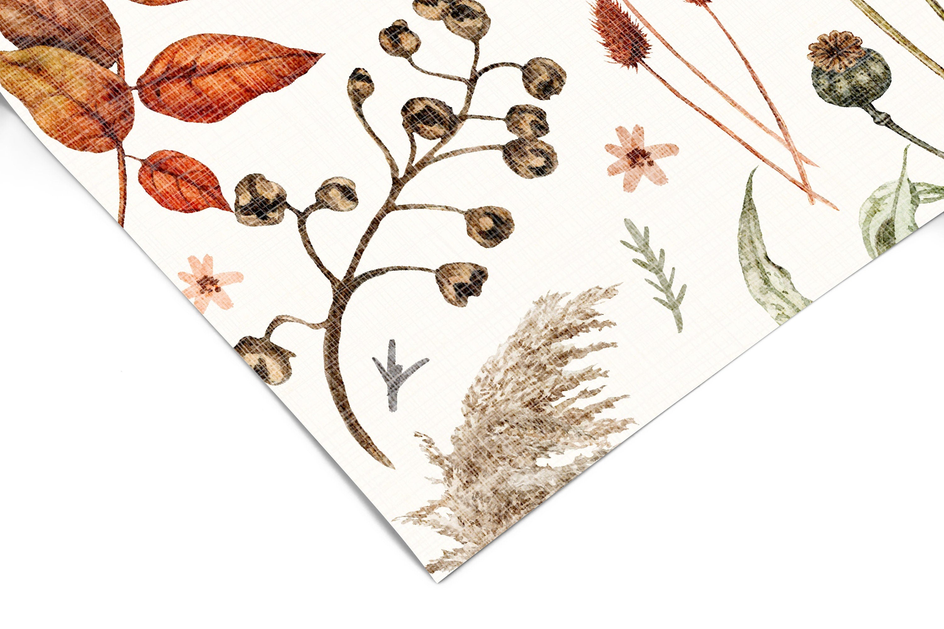 Wallpaper Peel and Stick Wallpaper Pompas Grass Floral Farmhouse Removable Wallpaper Wall Decor Home Decor Wall Art Room Decor 201 - JamesAndColors