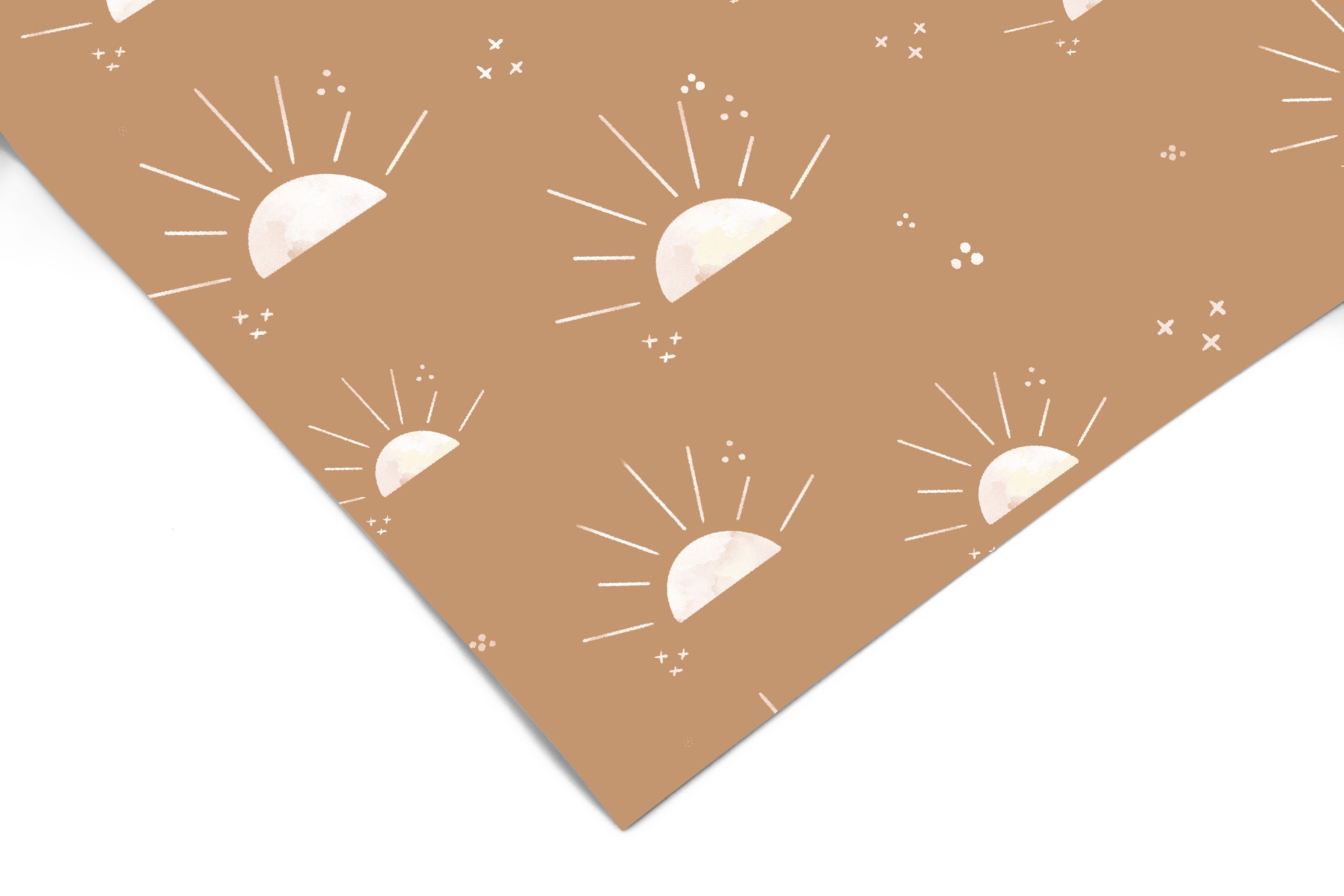 Golden Sunset Boho Contact Paper | Peel And Stick Paper | Removable Wallpaper | Shelf Liner | Drawer Liner | Peel and Stick Wallpaper 1319 - JamesAndColors