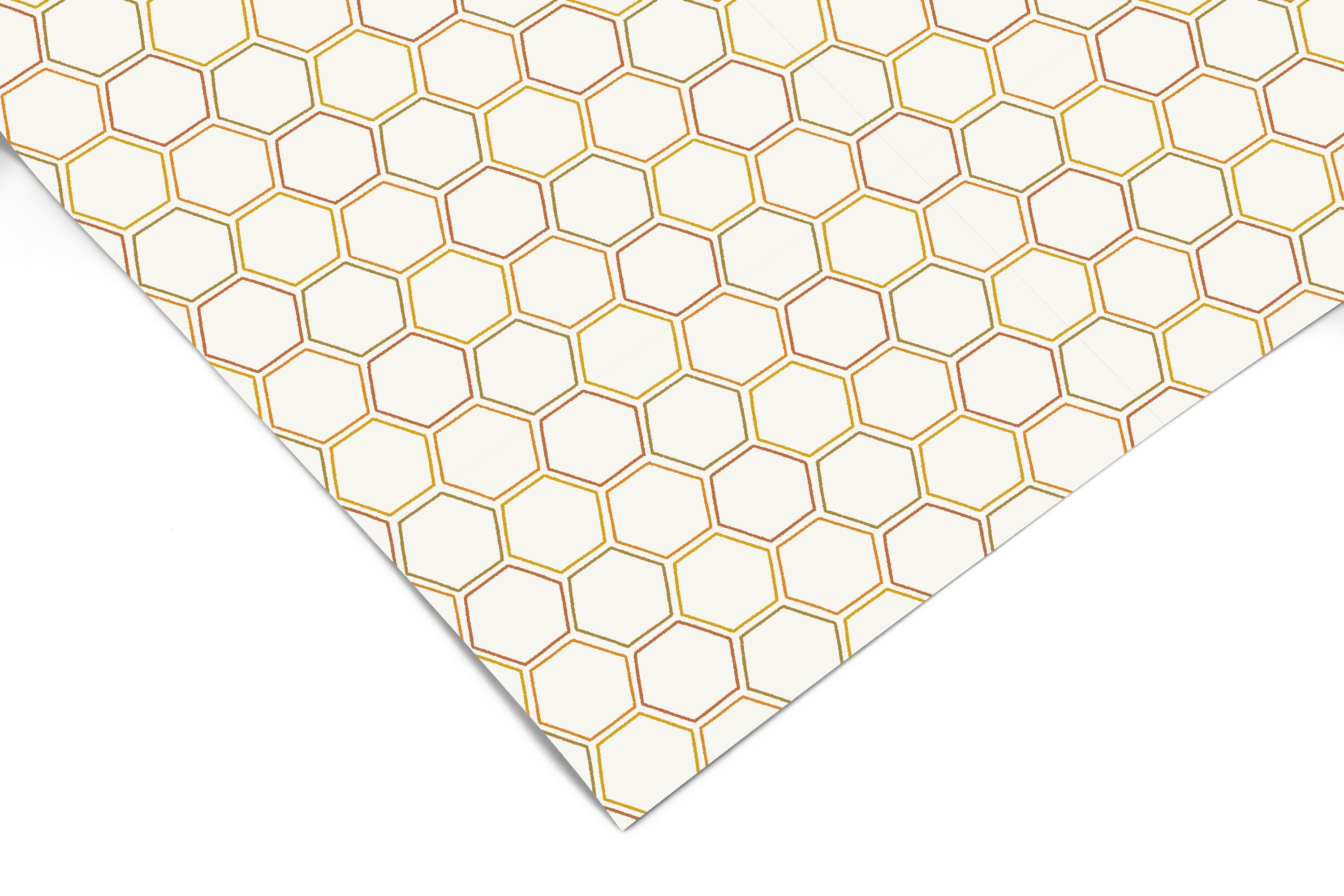 Honeycomb Pattern Contact Paper | Peel And Stick Wallpaper | Removable Wallpaper | Shelf Liner | Drawer Liner | Peel and Stick Paper 1361 - James And Colors