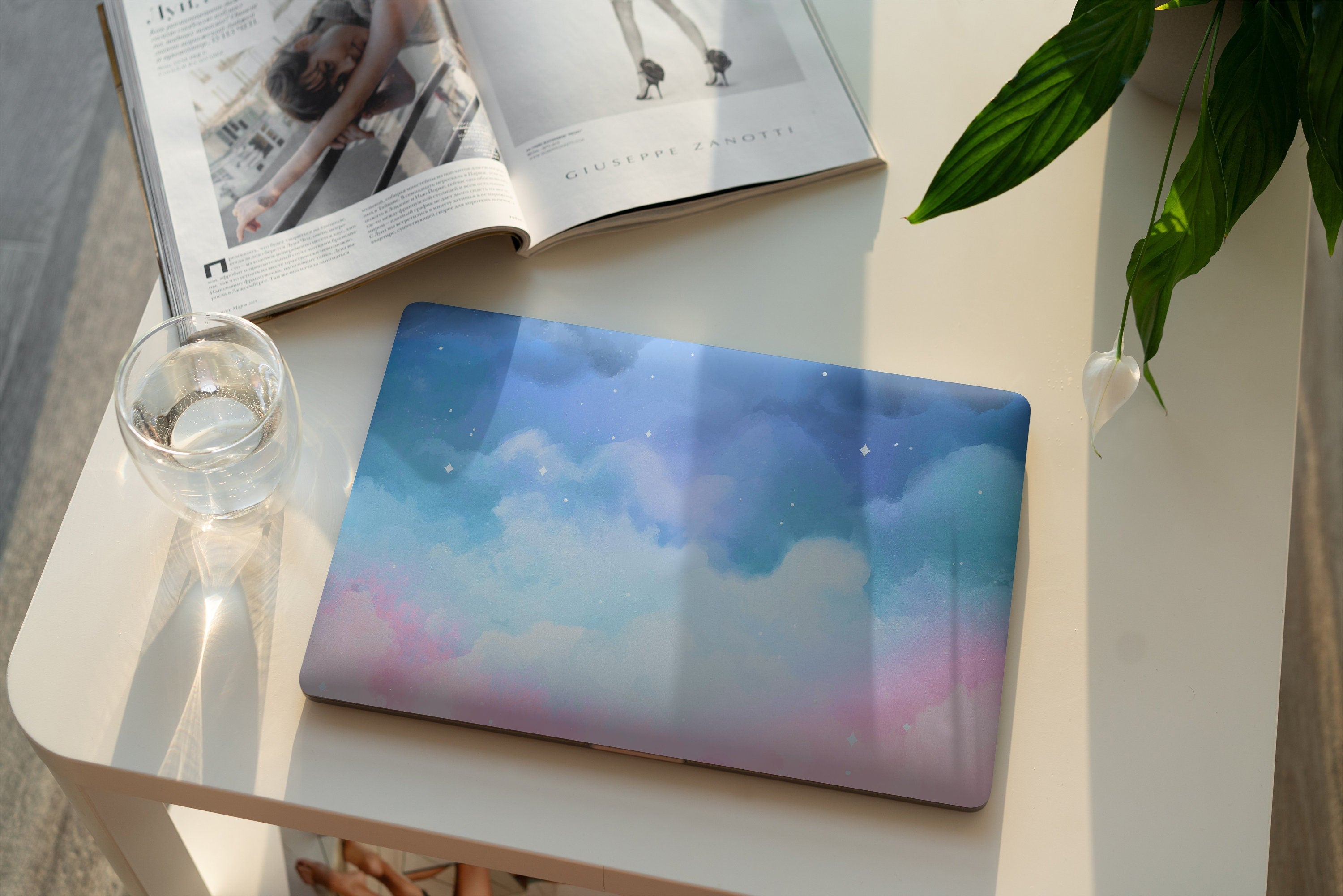 Floral Honeycomb Laptop Skin, Laptop Cover, Laptop Skins, Removable Laptop Skins, Laptop Decal, Customized Laptop Skin, Laptop Stickers 306