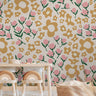 Floral Garden Wallpaper | Girls Nursery Wallpaper | Kids Wallpaper | Childrens Wallpaper | Peel Stick Removable Wallpaper | 354