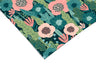 Green Floral Garden Contact Paper | Peel And Stick Paper | Removable Wallpaper | Shelf Liner | Drawer Liner | Peel and Stick Wallpaper 1380