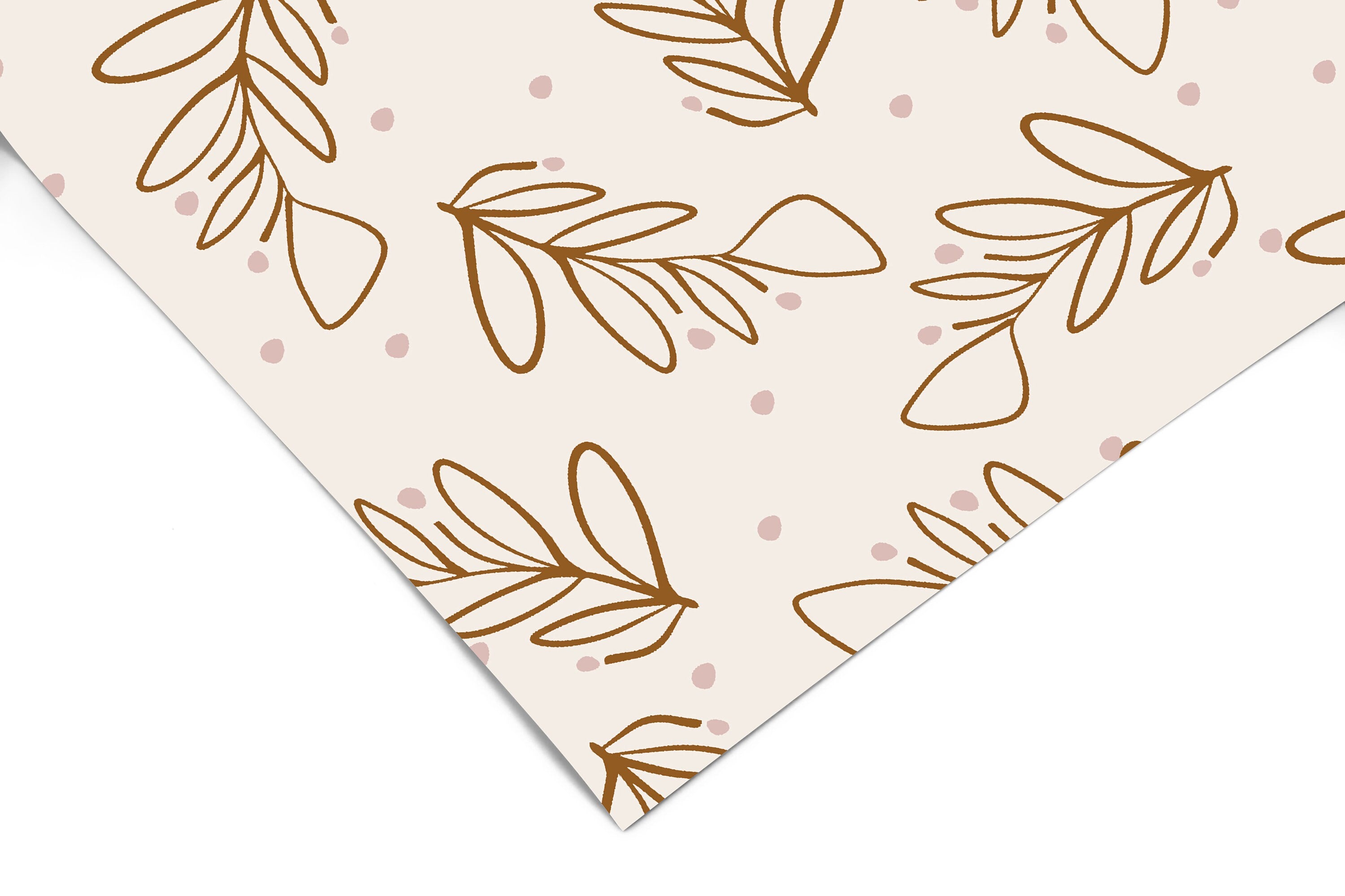 Neutral Sprigs Boho Wallpaper | Girls Nursery Wallpaper | Kids Wallpaper | Childrens Wallpaper | Peel Stick Removable Wallpaper | 387 - James And Colors