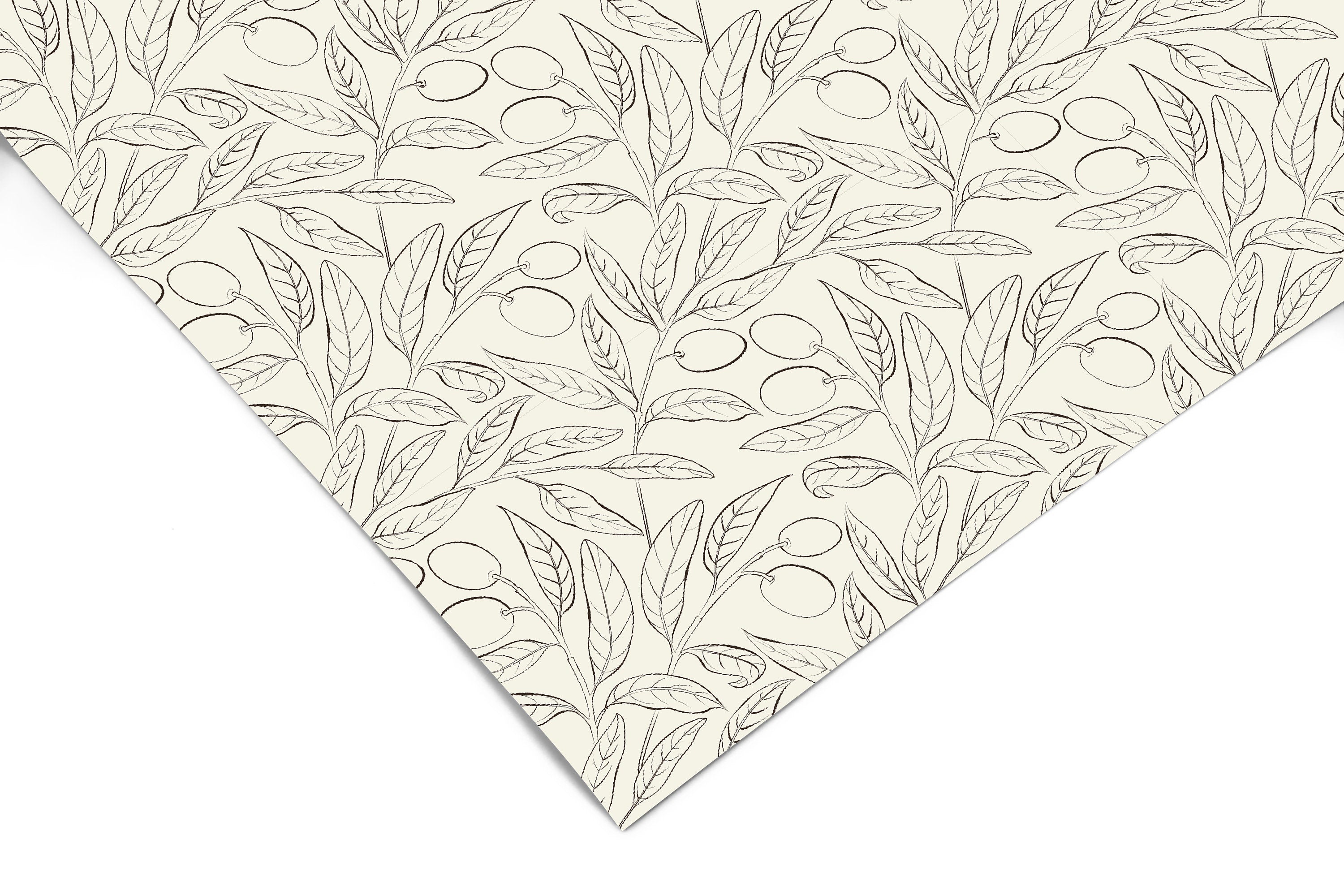 Olive Leaves Contact Paper | Peel And Stick Paper | Removable Wallpaper | Shelf Liner | Drawer Liner | Peel and Stick Wallpaper 1389 - James And Colors