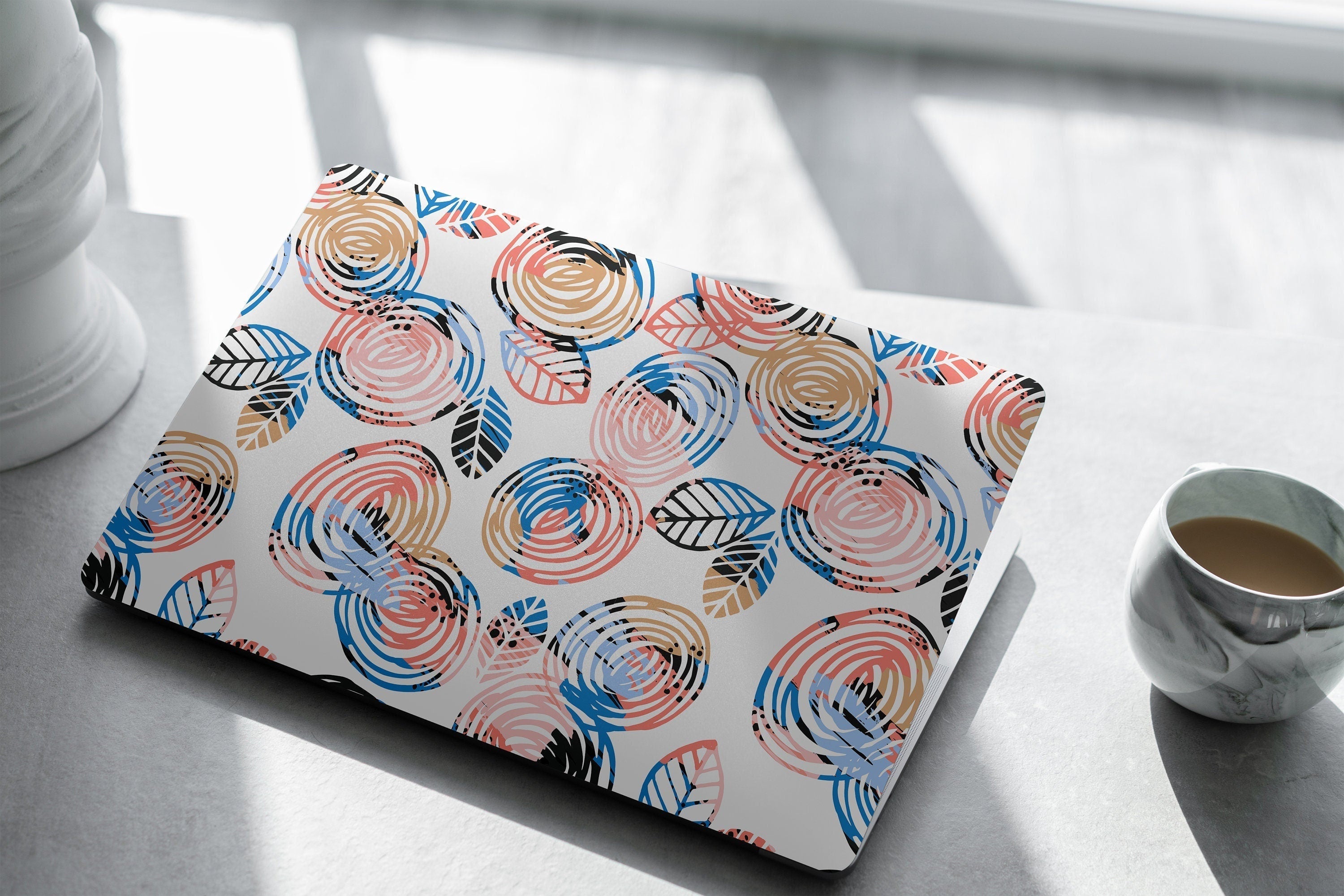 Garden Rose Laptop Skin, Laptop Cover, Laptop Skins, Removable Laptop Skins, Laptop Decal, Customized Laptop Skin, Laptop Stickers 293 - JamesAndColors