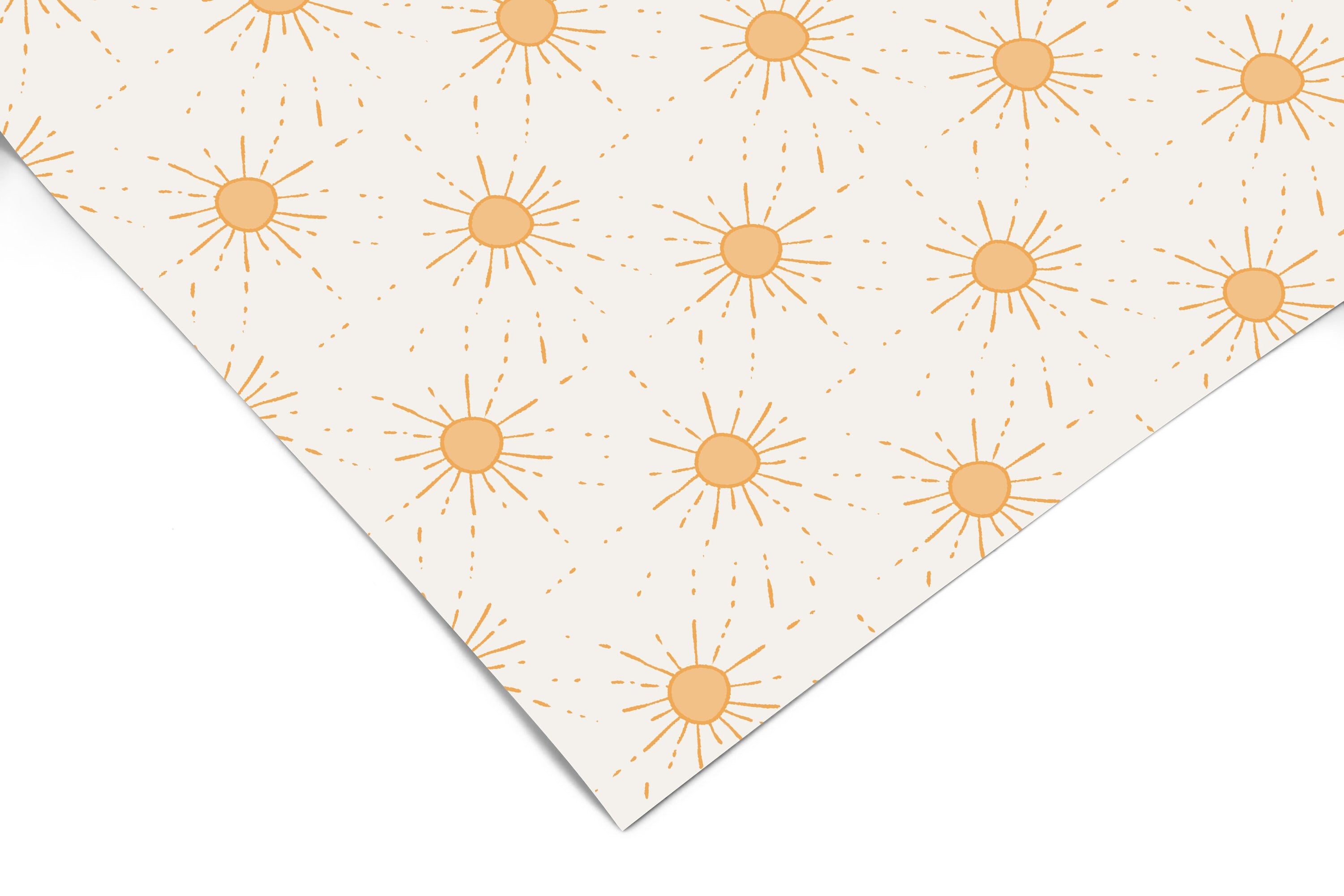 Ray Of Sunshine Contact Paper | Peel And Stick Paper | Removable Wallpaper | Shelf Liner | Drawer Liner | Peel and Stick Wallpaper 1441 - James And Colors