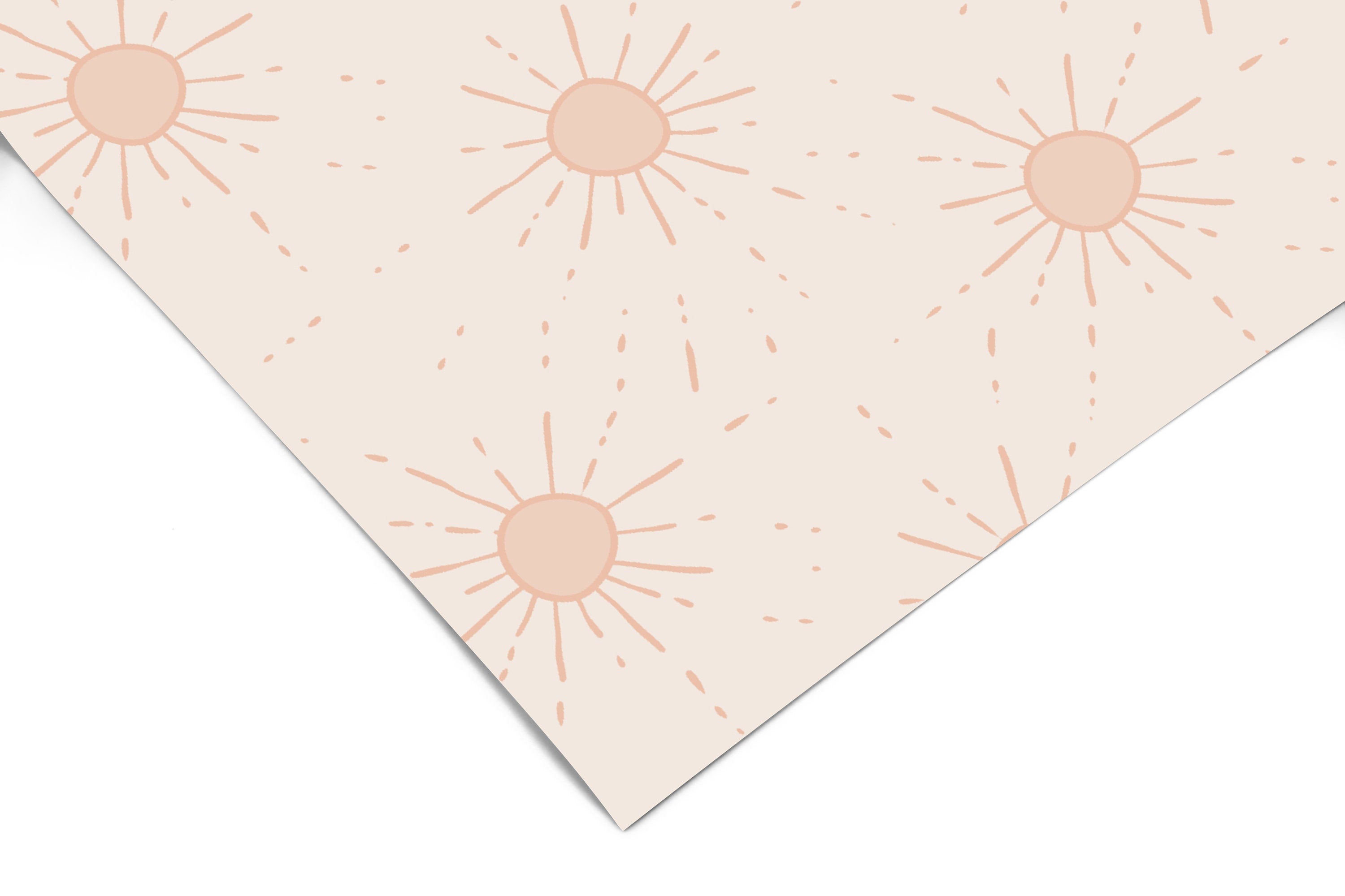 Wallpaper Peel and Stick Wallpaper Pink Boho Sun Burst Removable Wallpaper Wall Decor Home Decor Wall Art Room Decor 417 - James And Colors