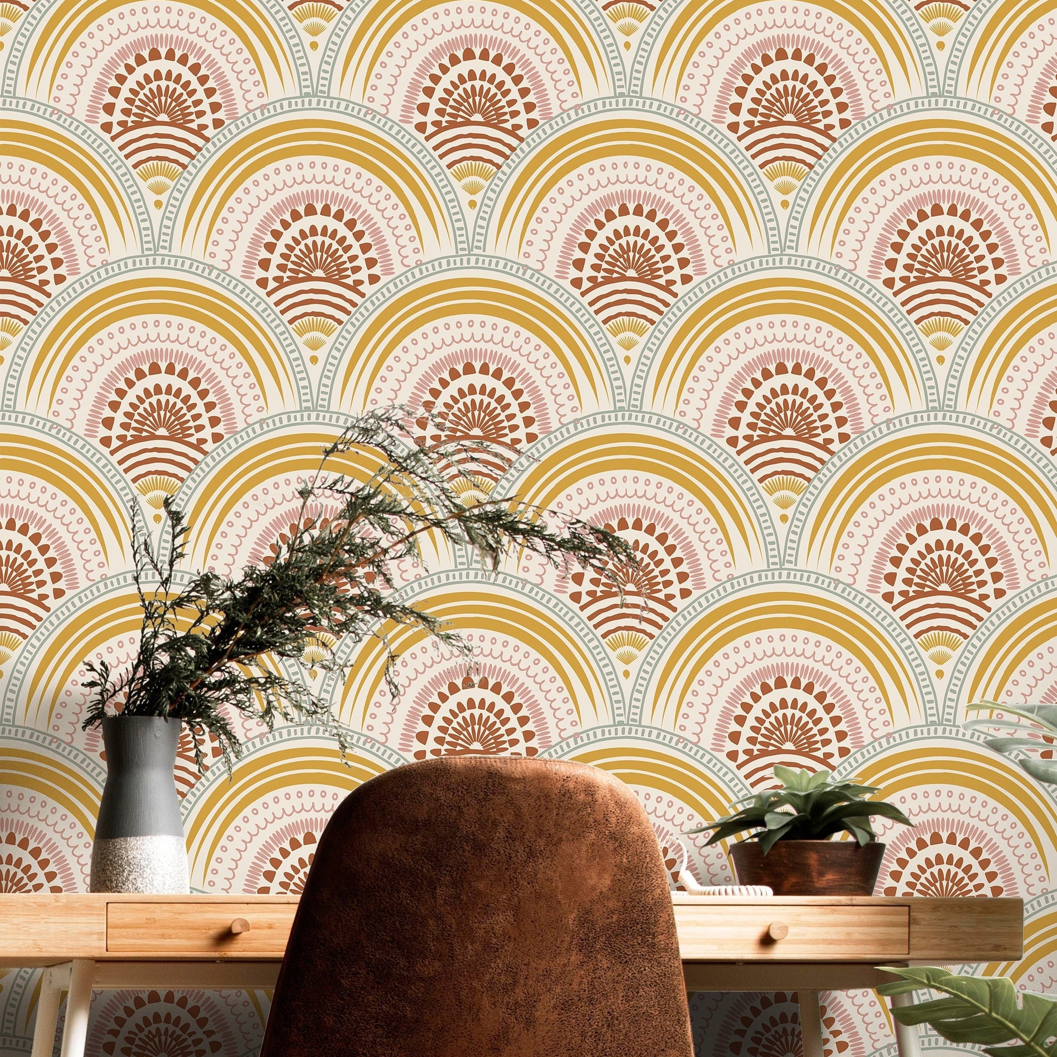 Wallpaper Peel and Stick Wallpaper Decorative Boho Removable Wallpaper Wall Decor Home Decor Wall Art Room Decor 416 - James And Colors