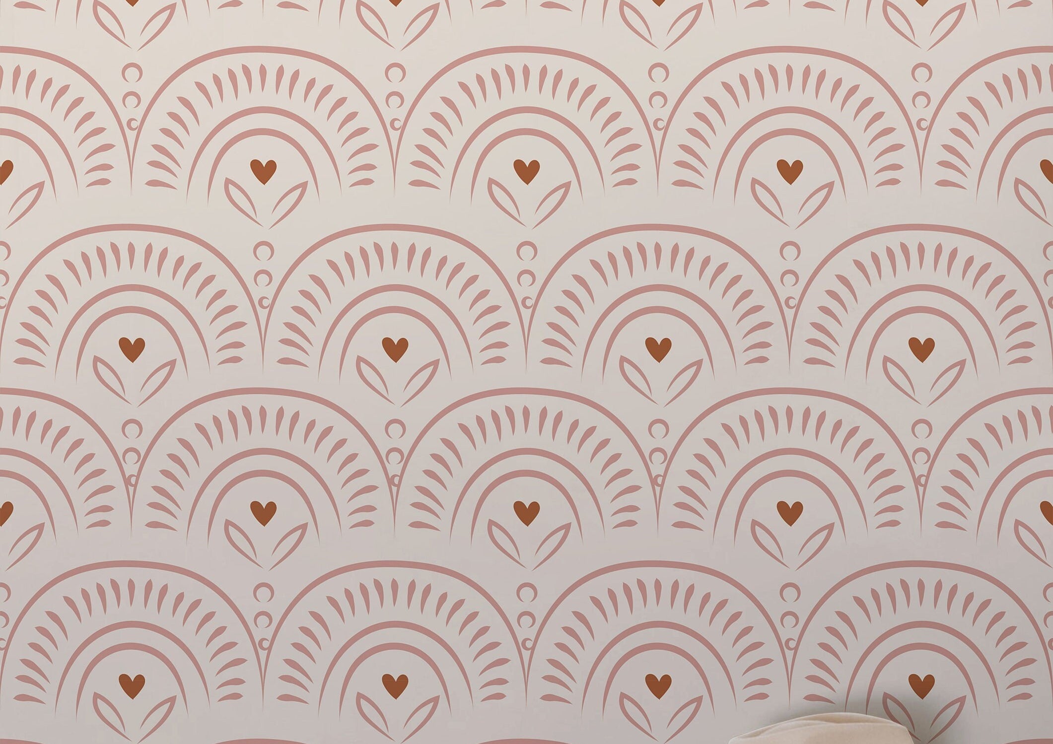 Wallpaper Peel and Stick Wallpaper Decorative Boho Pattern Removable Wallpaper Wall Decor Home Decor Wall Art Room Decor 413 - James And Colors