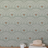 Wallpaper Peel and Stick Wallpaper Sage Green Decorative Boho Pattern Removable Wallpaper Wall Decor Home Decor Wall Art Room Decor 413 - James And Colors