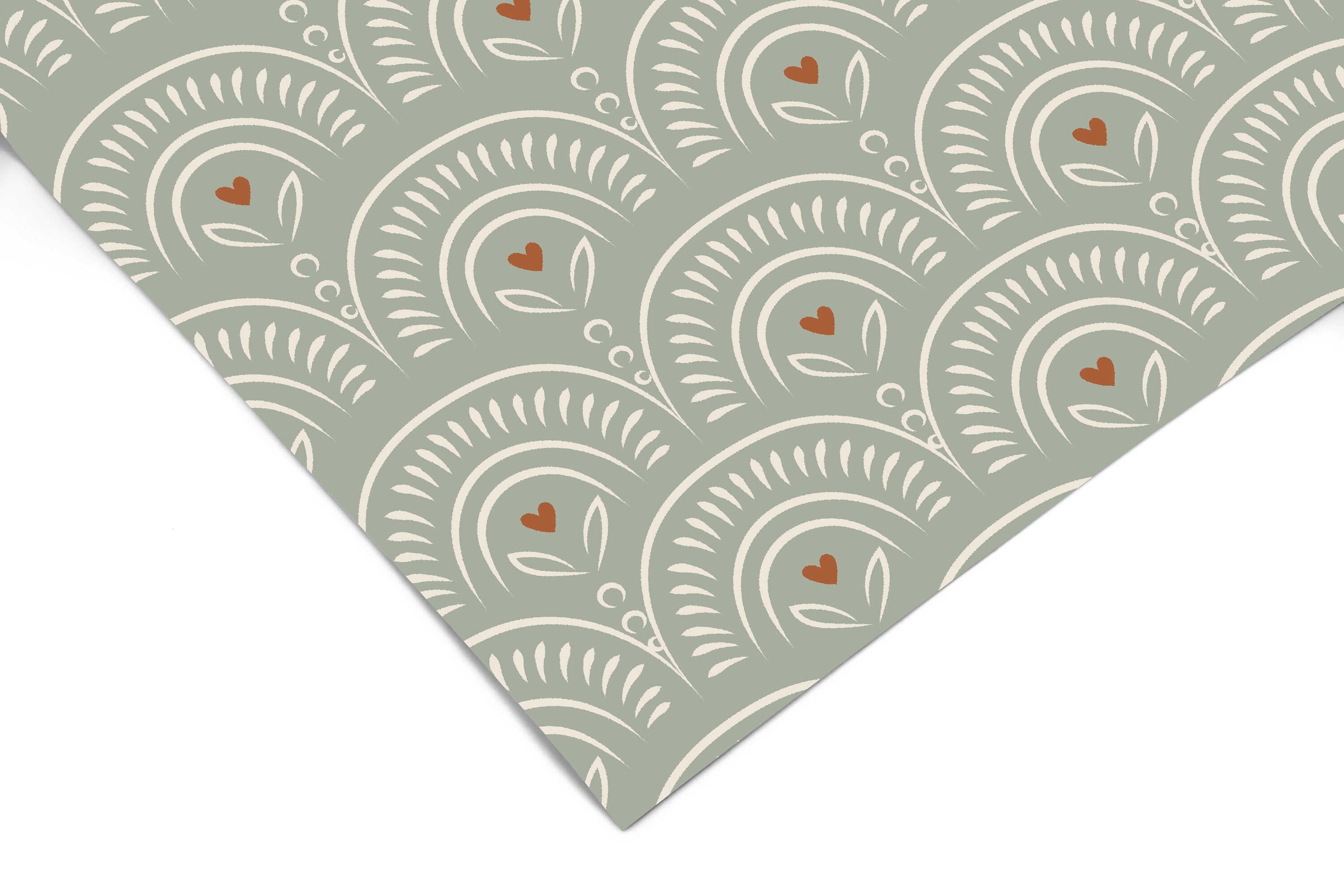 Decorative Sage Contact Paper | Peel And Stick Paper | Removable Wallpaper | Shelf Liner | Drawer Liner | Peel and Stick Wallpaper 1440 - James And Colors