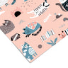 Busy Cats Pink Contact Paper | Peel And Stick Paper | Removable Wallpaper | Shelf Liner | Drawer Liner | Peel and Stick Wallpaper 1409 - James And Colors