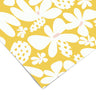 Retro Floral Yellow Contact Paper | Peel And Stick Wallpaper | Removable Wallpaper | Shelf Liner | Drawer Liner | Peel and Stick Paper 1442
