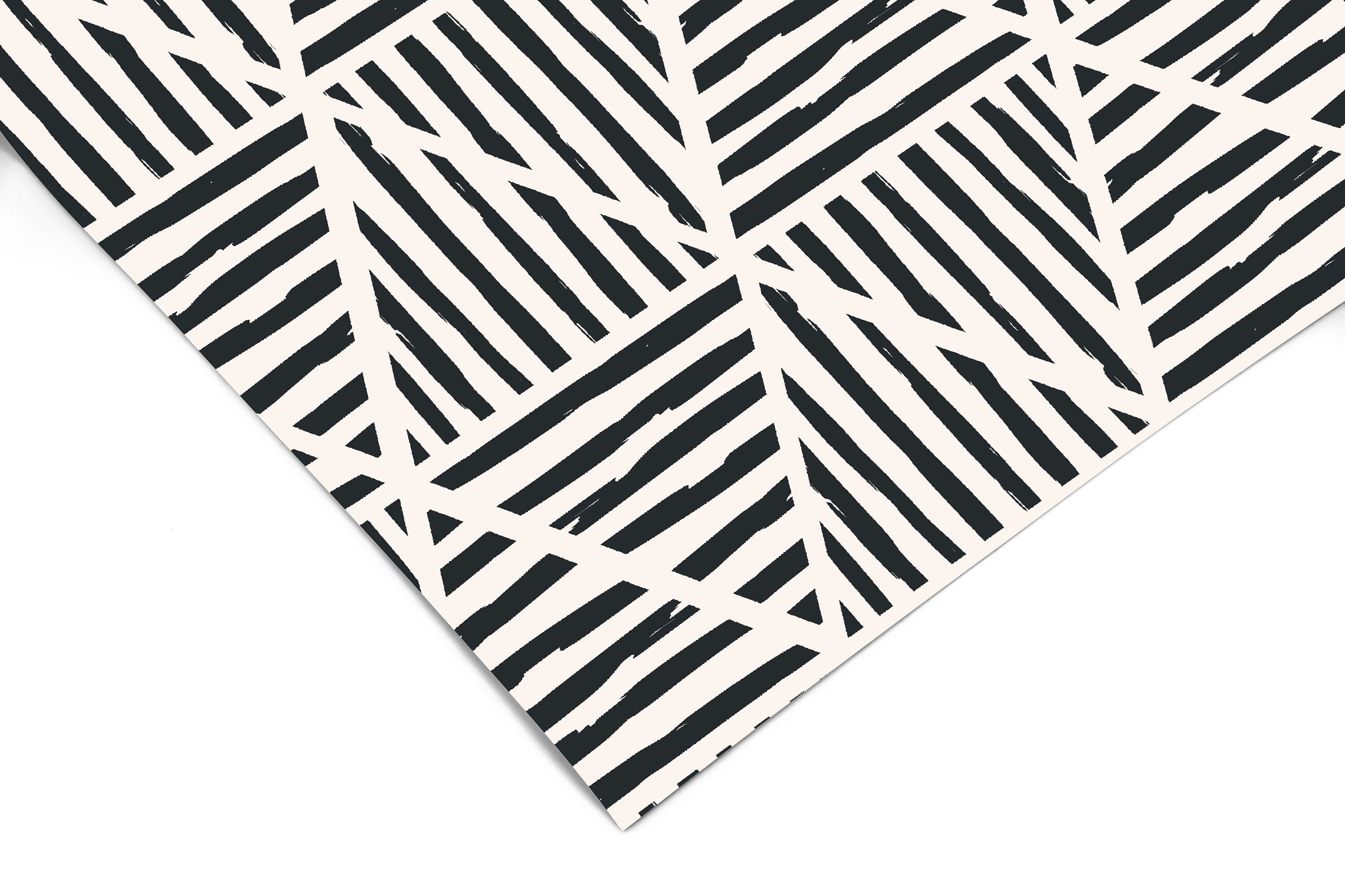 Wallpaper Peel and Stick Wallpaper Black and Cream Modern Geometric Boho Removable Wallpaper Wall Decor Home Decor Wall Art Room Decor 462 - James And Colors