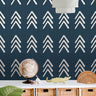 Removable Navy Chevron Wallpaper | Boys Nursery Wallpaper | Kids Wallpaper | Childrens Wallpaper | Peel Stick Wallpaper | Boys Room | 389 - James And Colors