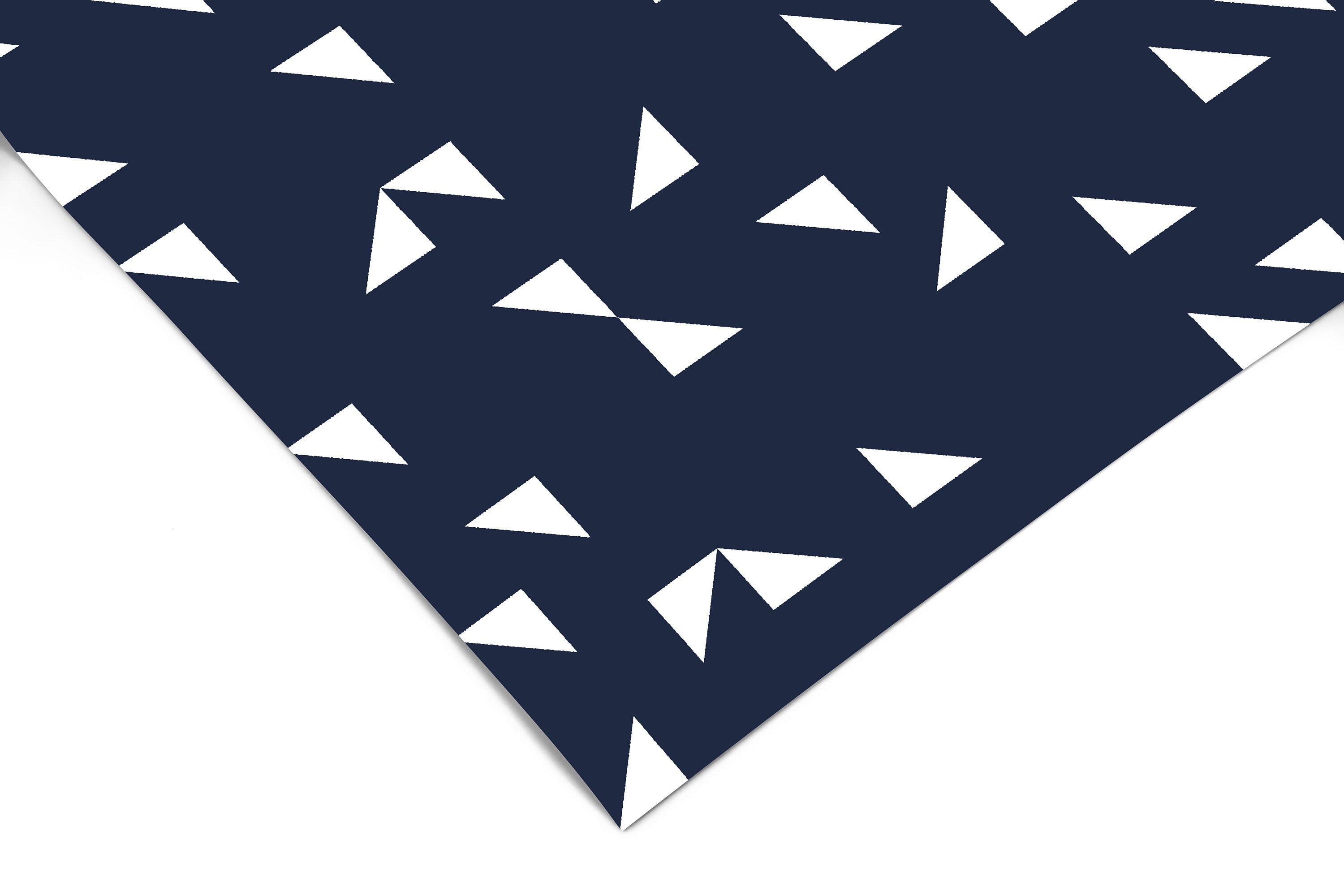 Removable Navy Geometric Wallpaper | Boys Nursery Wallpaper | Kids Wallpaper | Childrens Wallpaper | Peel Stick Wallpaper | Boys Room | 516 - James And Colors