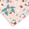 Cats and Plants Pink Contact Paper | Peel And Stick Paper | Removable Wallpaper | Shelf Liner | Drawer Liner | Peel and Stick Wallpaper 1483 - James And Colors