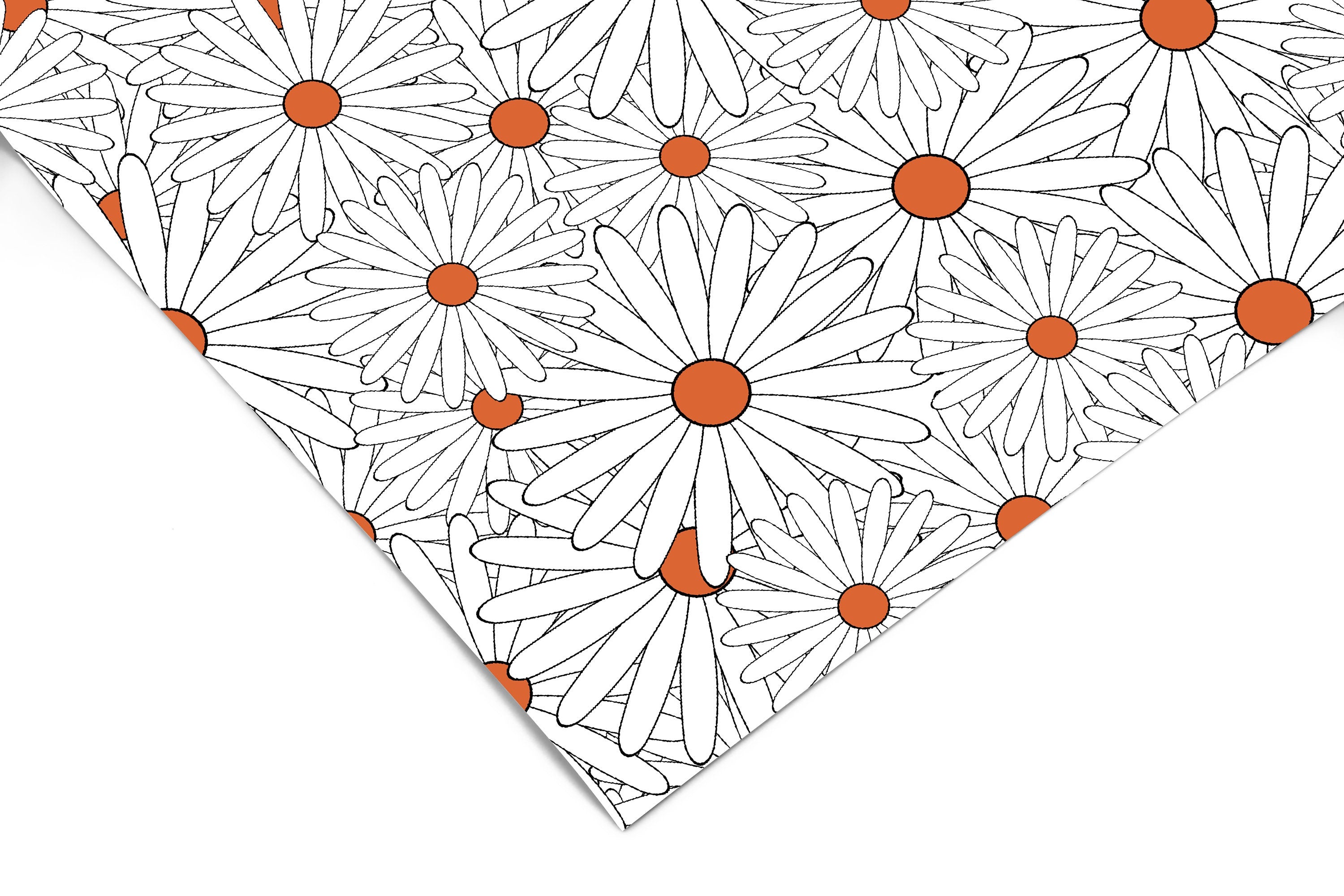 Daisy Garden Contact Paper | Peel And Stick Wallpaper | Removable Wallpaper | Shelf Liner | Drawer Liner | Peel Stick Paper 1496 - James And Colors