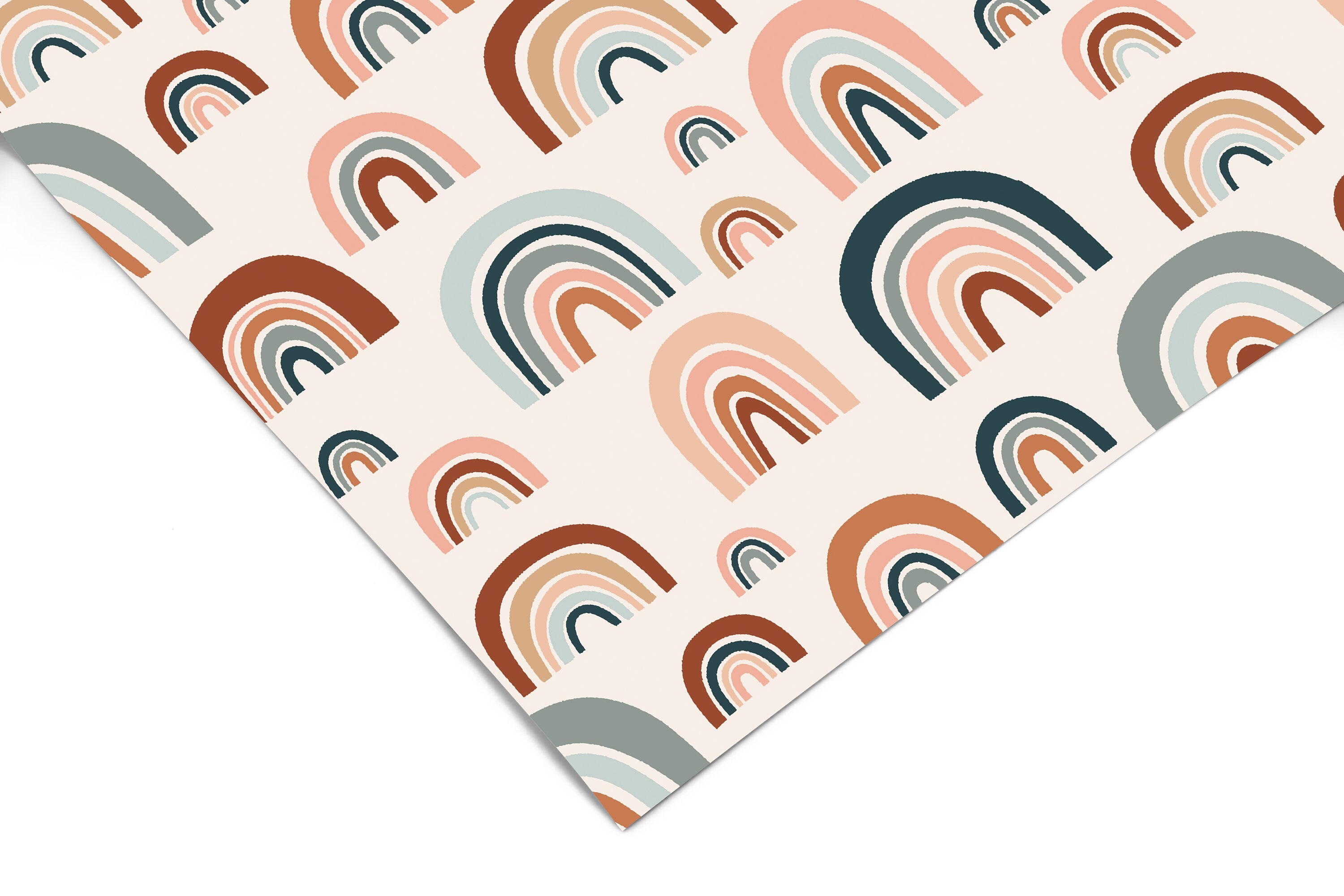 Boho Rainbow Contact Paper | Peel And Stick Wallpaper | Removable Wallpaper | Shelf Liner | Drawer Liner | Peel and Stick Paper 1542 - James And Colors