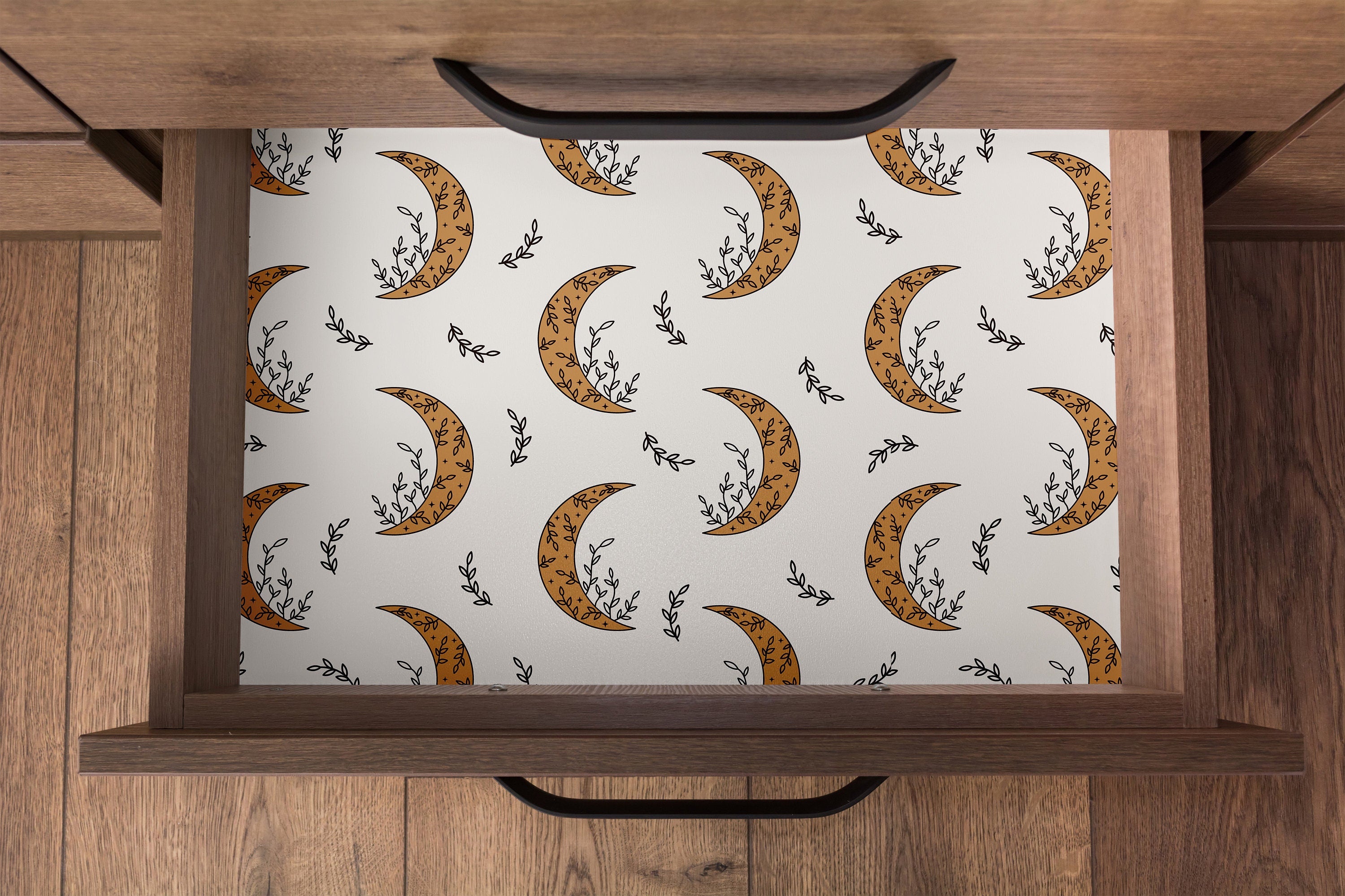 Floral Moon Boho Contact Paper | Peel And Stick Wallpaper | Removable ...
