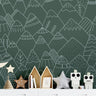 Removable Boho Mountain Wallpaper | Boys Nursery Wallpaper | Kids Wallpaper | Childrens Wallpaper | Peel Stick Wallpaper | Boys Room | 563A - James And Colors