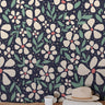 Abstract Florals Wallpaper Peel and Stick Wallpaper Removable Wallpaper Wall Decor Home Decor Wall Art Printable Wall Art Room Decor 543A - James And Colors