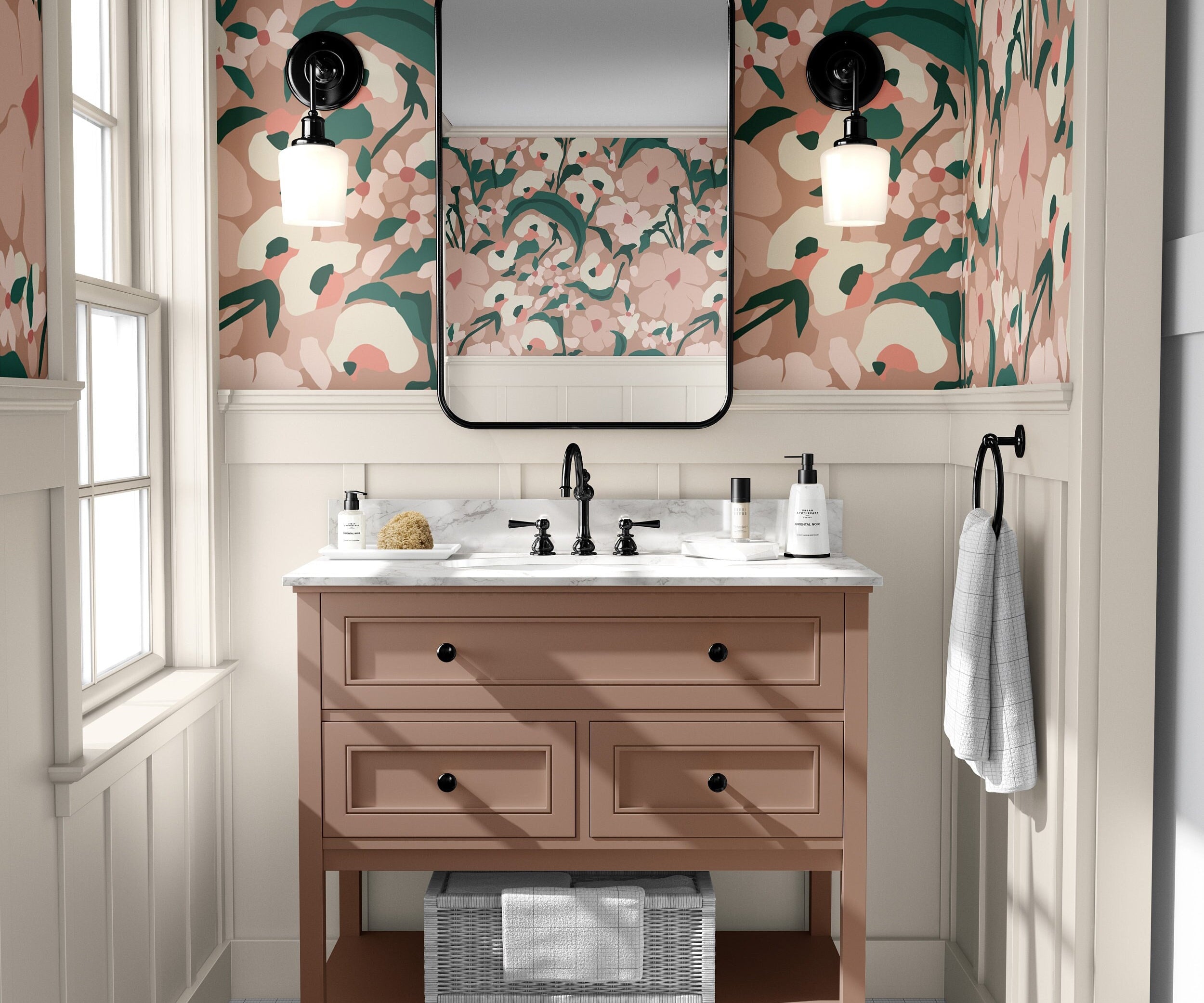 Wallpaper Peel and Stick Wallpaper Large Floral Abstract Removable Wallpaper Wall Decor Home Decor Wall Art Room Decor 631a - James And Colors