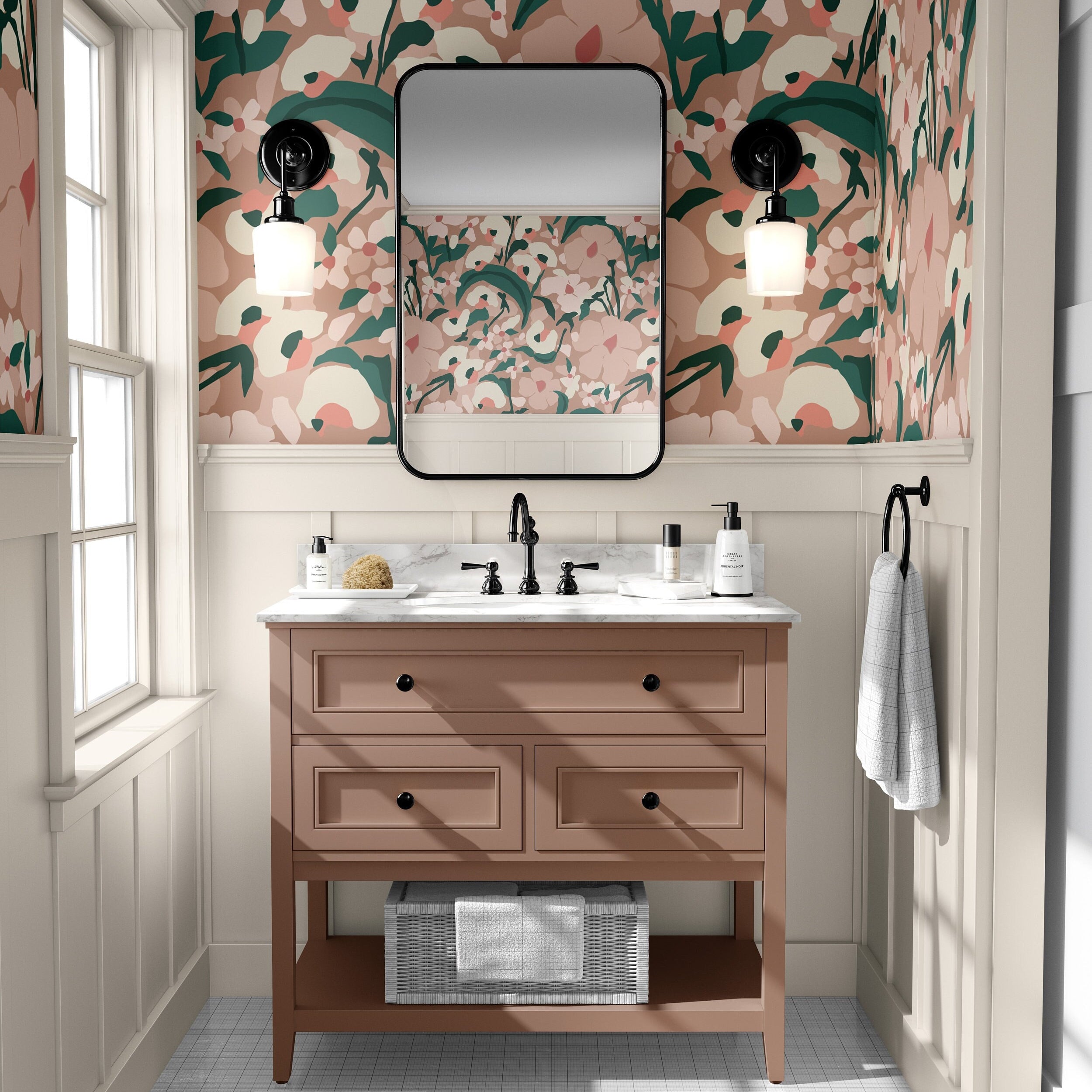 Wallpaper Peel and Stick Wallpaper Large Floral Abstract Removable Wallpaper Wall Decor Home Decor Wall Art Room Decor 631a - James And Colors