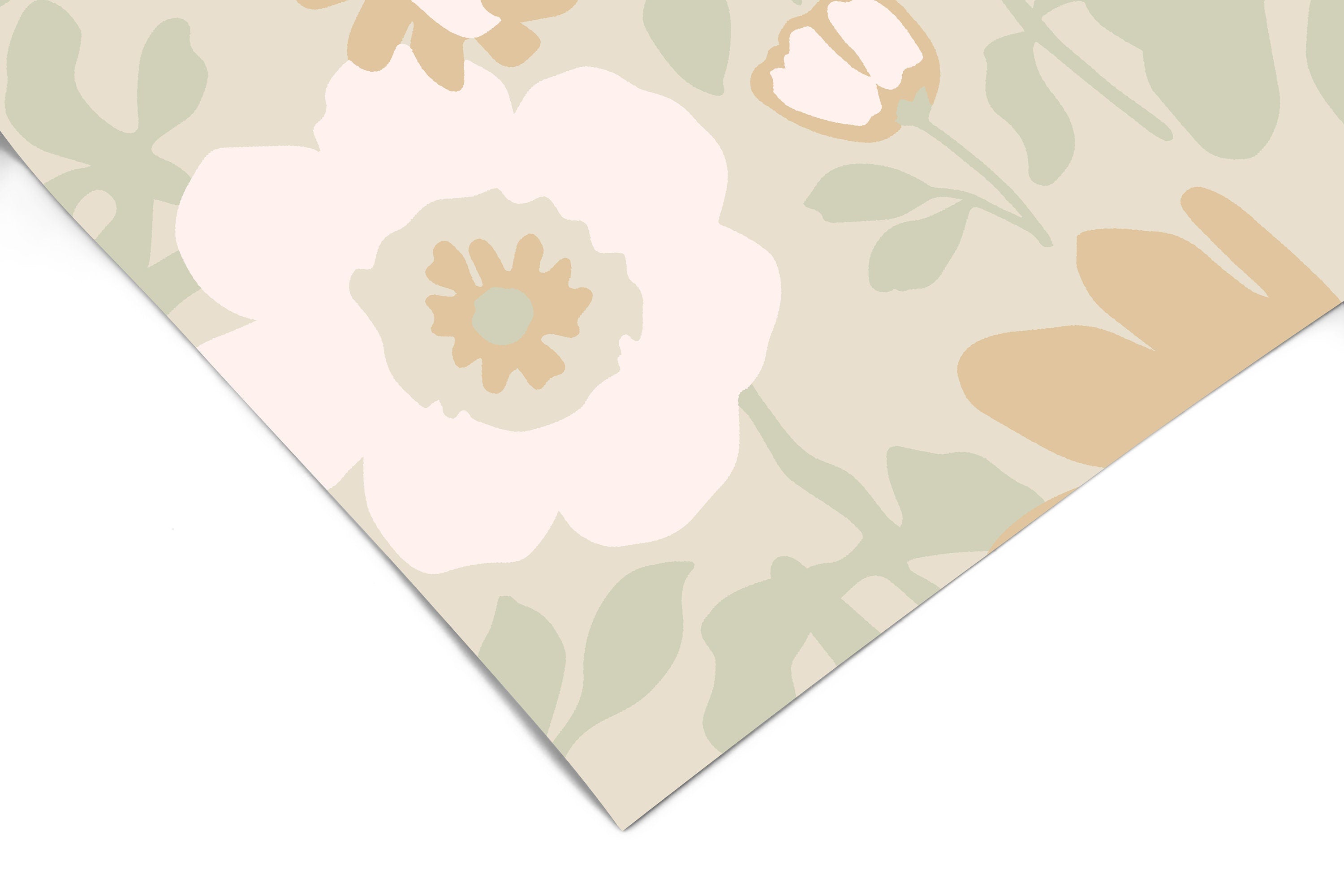 Wallpaper Peel and Stick Wallpaper Muted Neutral Floral Abstract Removable Wallpaper Wall Decor Home Decor Wall Art Room Decor 603a - James And Colors