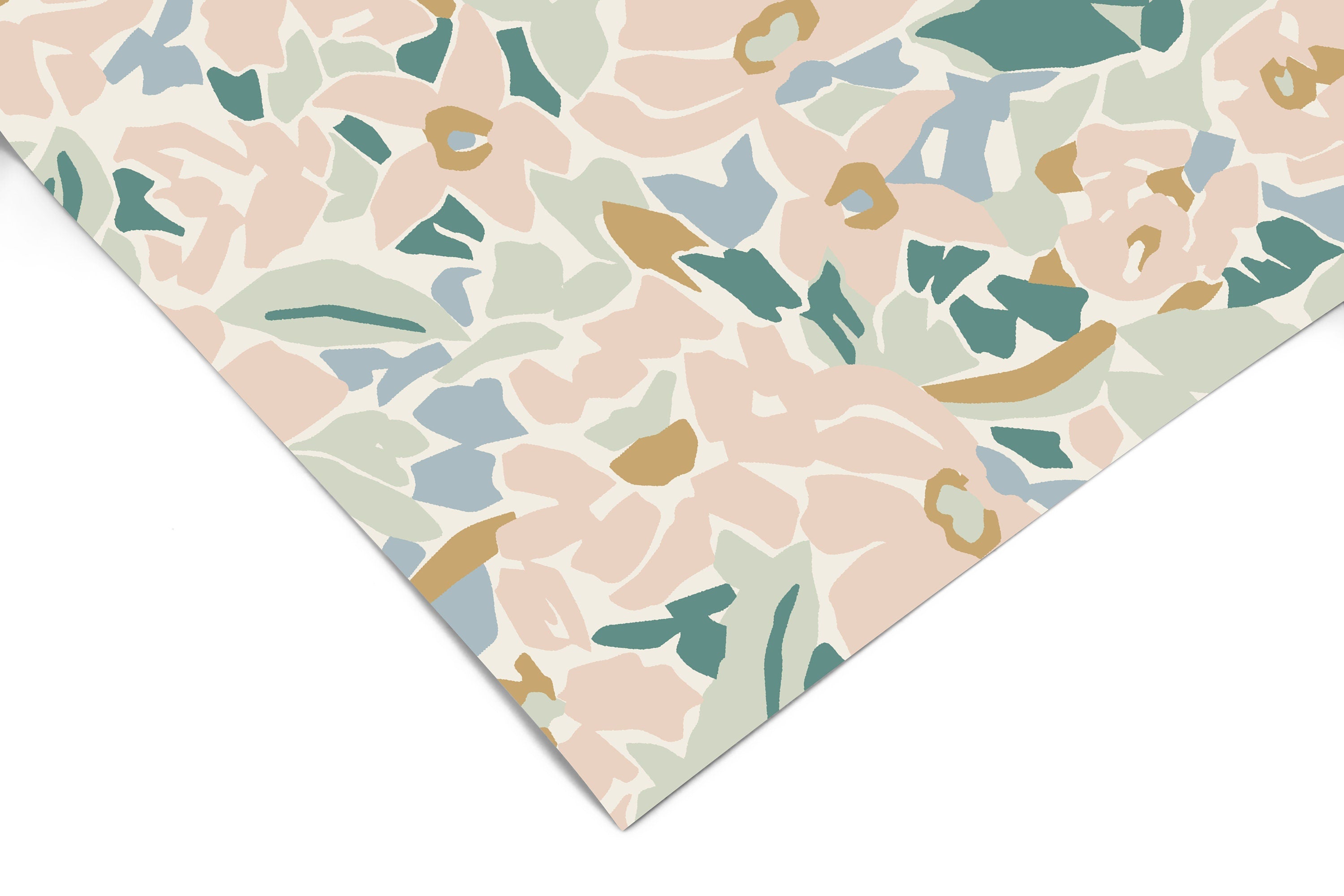 Abstract Floral Contact Paper | Peel And Stick Wallpaper | Removable Wallpaper | Shelf Liner | Drawer Liner | Peel and Stick Paper 1660