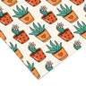 Potted Succulents Contact Paper | Peel And Stick Wallpaper | Removable Wallpaper | Shelf Liner | Drawer Liner | Peel and Stick Paper 1683 - James And Colors