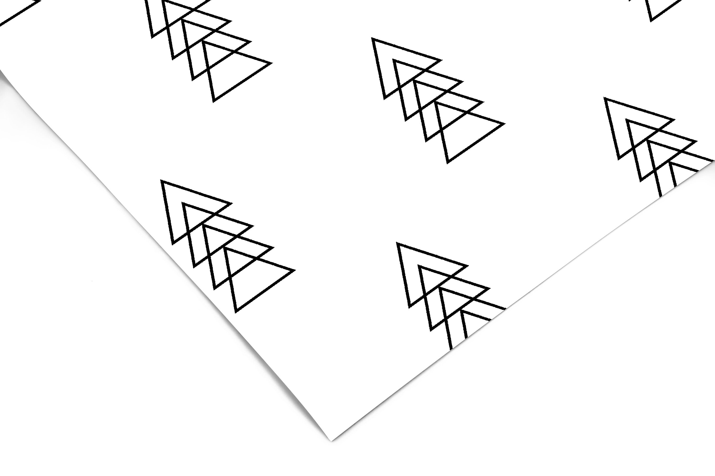 Wallpaper Peel and Stick Wallpaper White Black Modern Triangle Neutral Removable Wallpaper Wall Decor Home Decor Wall Art Room Decor 701A - James And Colors