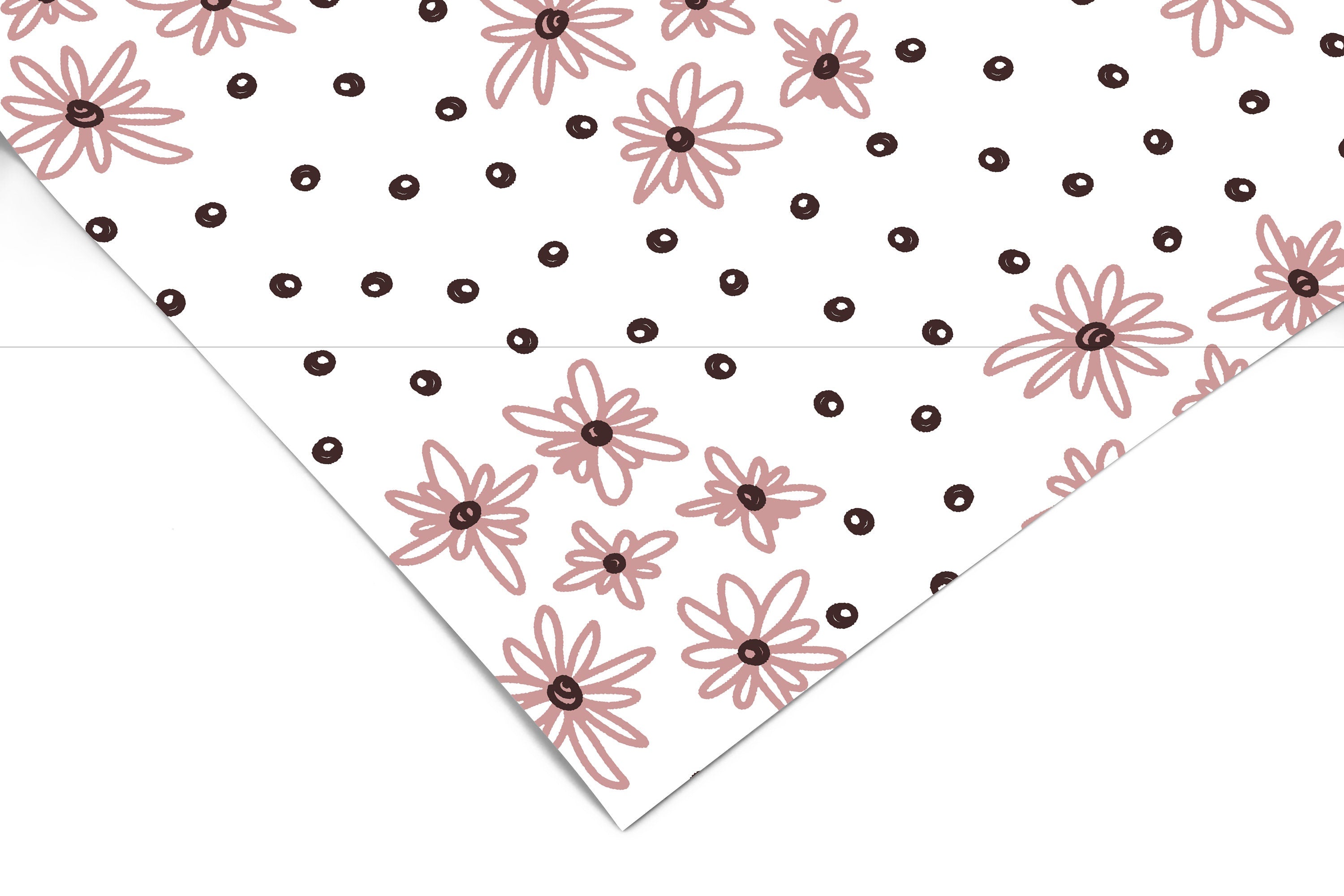 Pink Flowers Wallpaper | Girls Nursery Wallpaper | Kids Wallpaper | Childrens Wallpaper | Peel Stick Wallpaper | Removable Wallpaper 730 - James And Colors