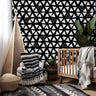Wallpaper Peel and Stick Wallpaper Black and White Geometric Removable Wallpaper Wall Decor Home Decor Wall Art Room Decor 725 - James And Colors