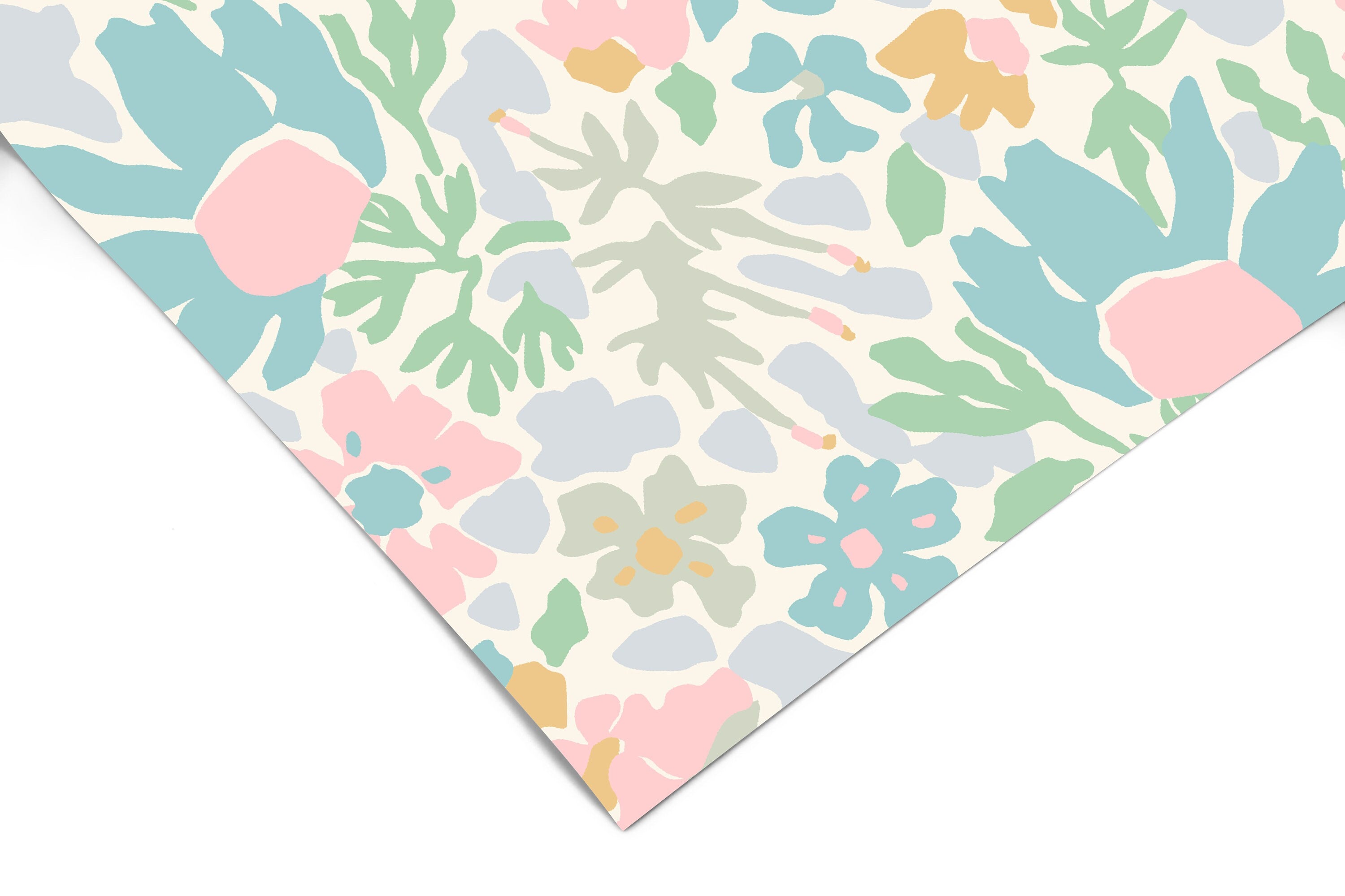 Pastel Flowers Wallpaper | Girls Nursery Wallpaper | Kids Wallpaper | Childrens Wallpaper | Peel Stick Wallpaper | Removable Wallpaper 728 - James And Colors