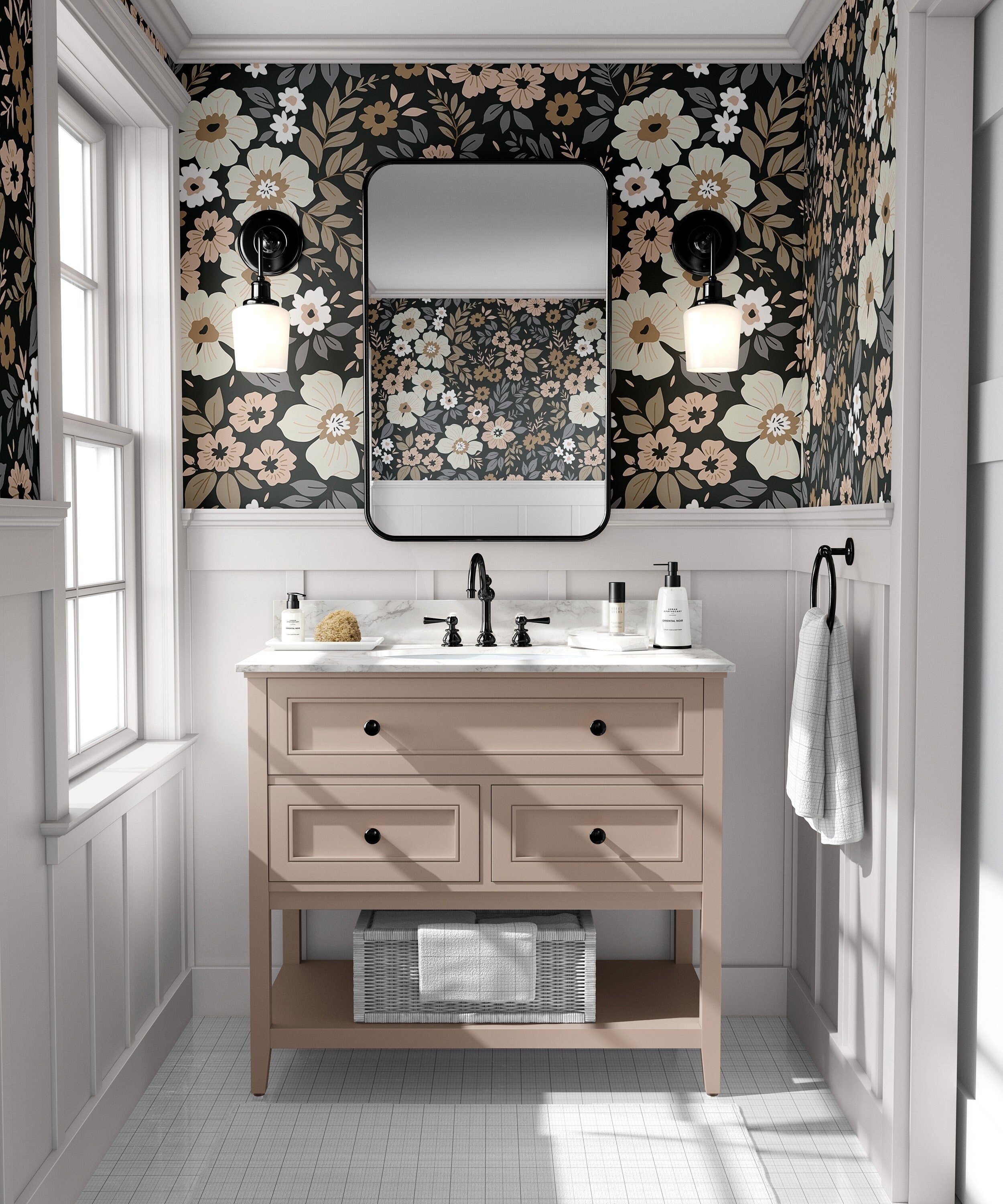 Floral Wallpaper For Bathrooms Elevate Your Space Floral Wallpaper For Bathrooms Elevate Your Space