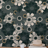 Moody Green Floral Wallpaper Peel and Stick Wallpaper Removable Wallpaper Wall Decor Home Decor Wall Art Printable Wall Art Room Decor 902 - James And Colors