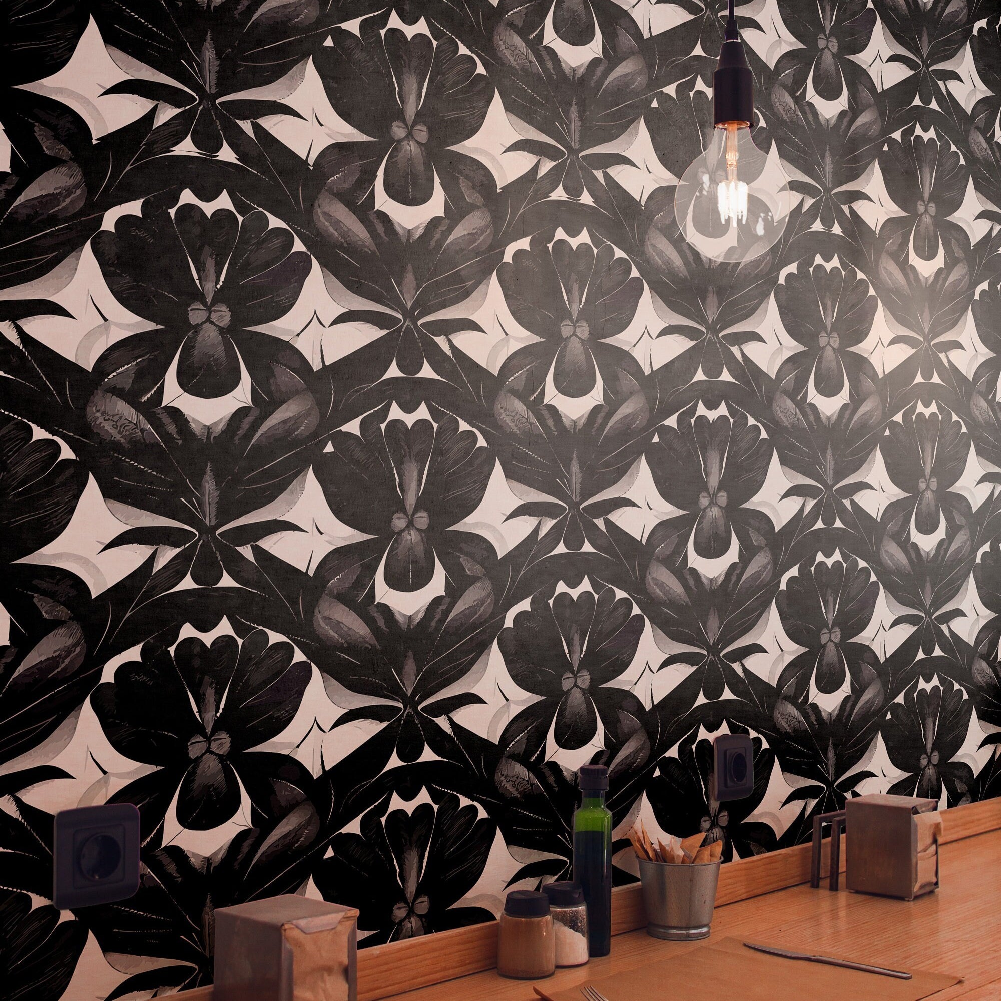 Wallpaper Peel and Stick Wallpaper Black and White Boho Geometric Removable Wallpaper Wall Decor Home Decor Wall Art Room Decor 994a - James And Colors