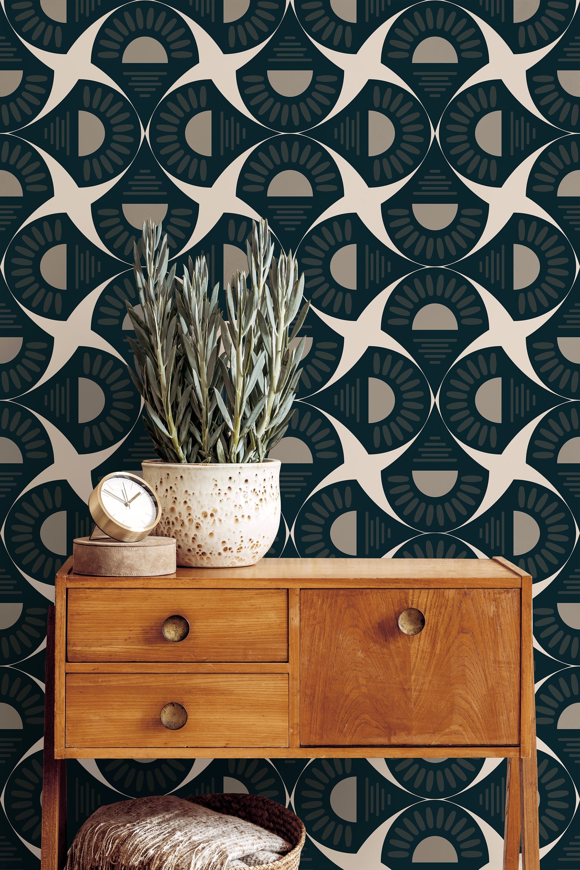 Removable Wallpaper Abstract Modern Neutral Wallpaper | Peel And Stick Wallpaper | Adhesive Wallpaper | Wallpaper Peel Stick Wall Mural 1098 - James And Colors